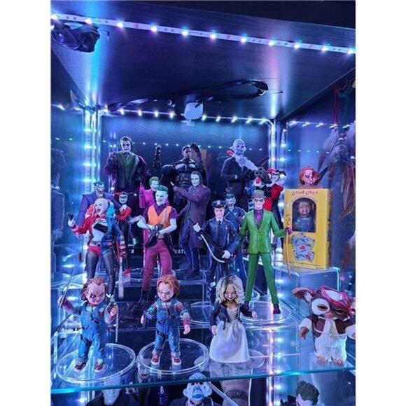 Display Risers, 6 Pcs Rectangular Clear Acrylic Showcase Collectibles Display - Picture 3 of 7